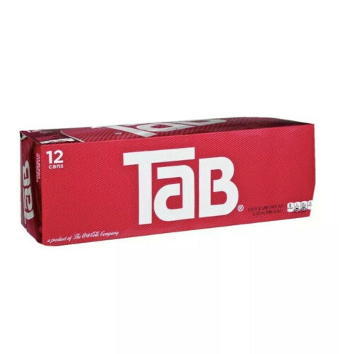 Tab Cola 12-pack Tab Soda Soft Drinks Unopened Discontinued Sold Out🔥sold Out🔥