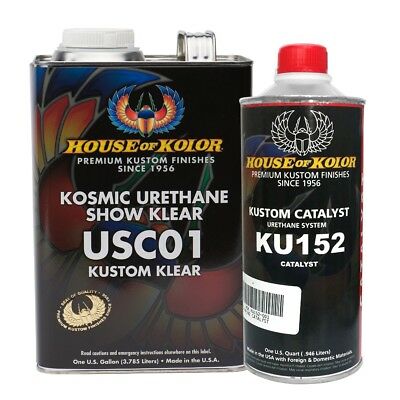 House Of Kolor Usc01-g17 Kosmic Show Klear Clearcoat Gallon Kit W/ Catalyst
