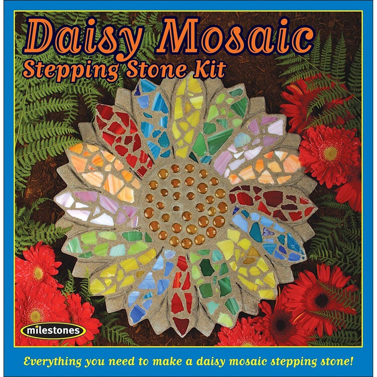Co. Mosaic Stepping Stone Kit, Daisy