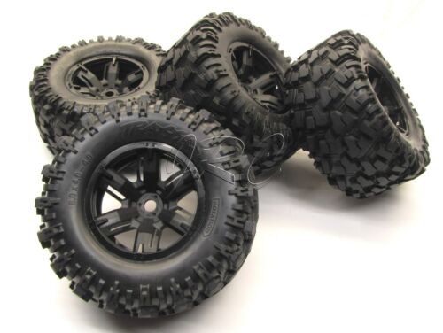 X-maxx Wheels & Tires (8s Factory Glued Assembled (set 4 New Traxxas 77086-4