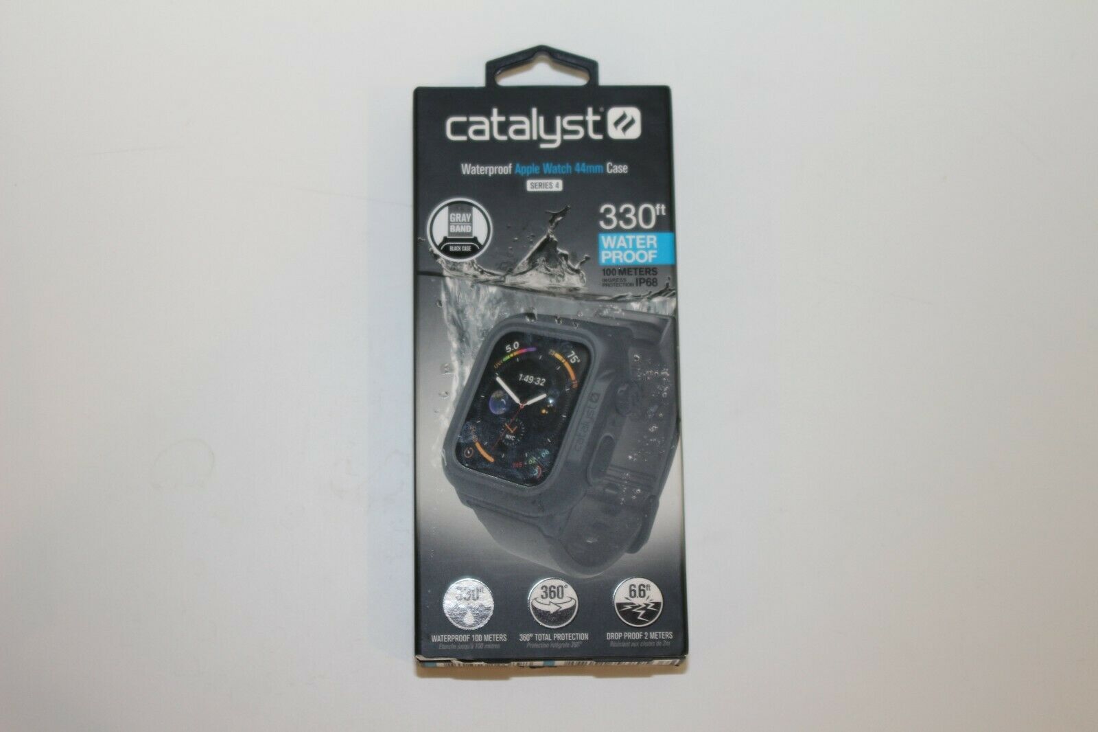 Catalyst Waterproof Case And Band Apple Watch Series 5/4 44mm - Gray Open Box