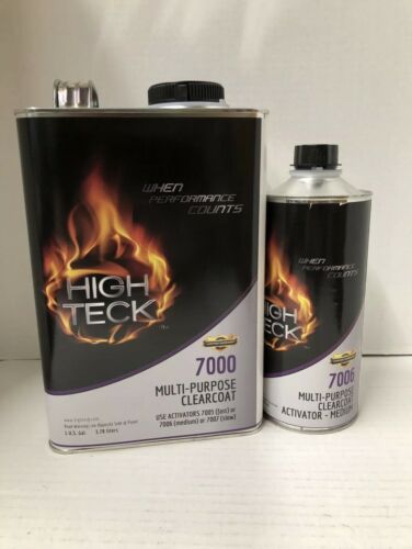 High Gloss Urethane Clear Coat Gallon Kit 4:1 With Activator