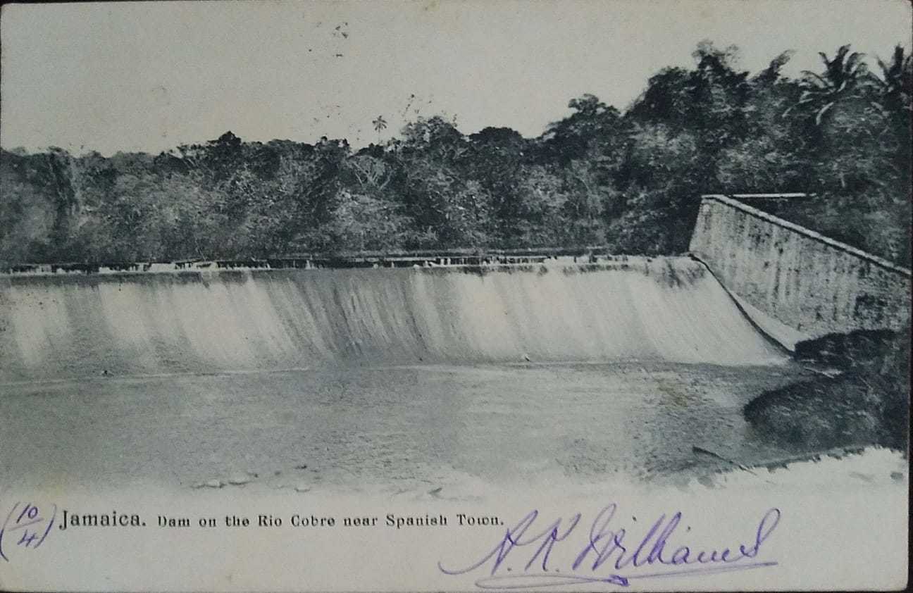 O) Jamaica, Presa - Dam On The Rio Cobre Near Spanish Town, Postal Card Xf