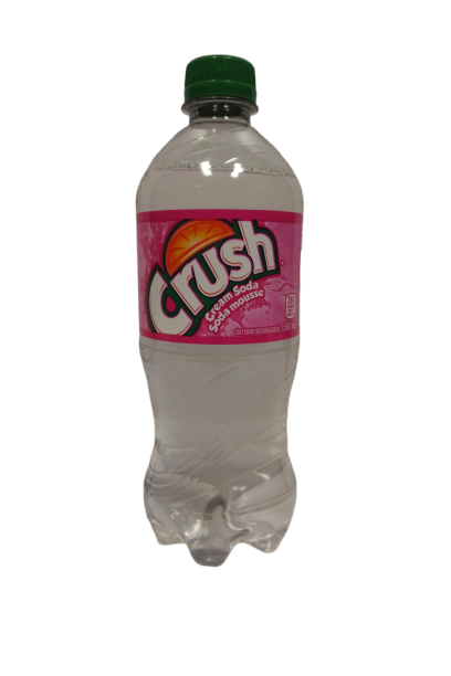 Canadian Crush Clear Cream Soda Pop 591ml Bottle Soft Drink